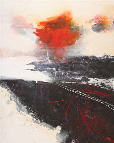 Kristina Isaksson: Maisema punaisella