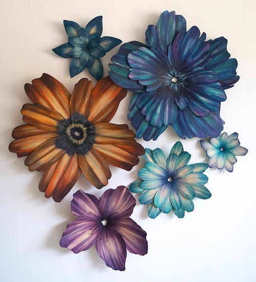 Auli Halttunen: Kedolla, 2017, akryyli koivuviilulle, 120 x 95 cm